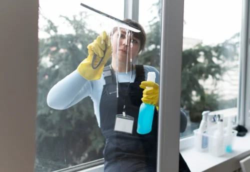 Nettoyage de vitres intérieures et extérieures à Baratier